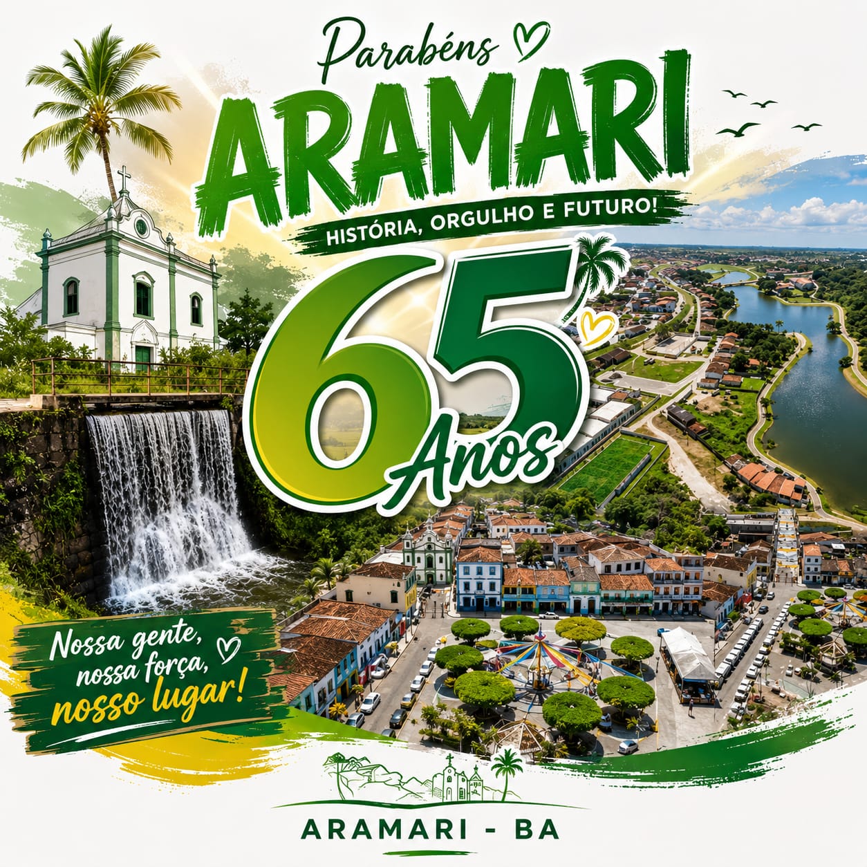 Parabéns Aramari pelos seus 65 anos